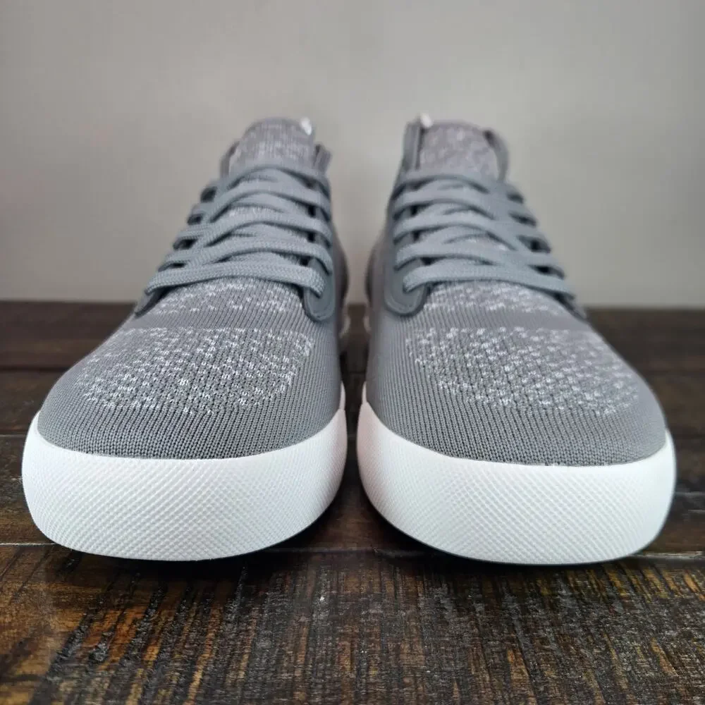 Vessi Weekend 1.5 Sneaker Womens Size 9 Waterproof Shoes Concrete Gray White